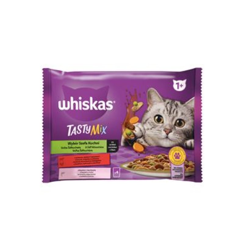 Whiskas kaps. Tasty Mix Chef's Choice š. 4x85g