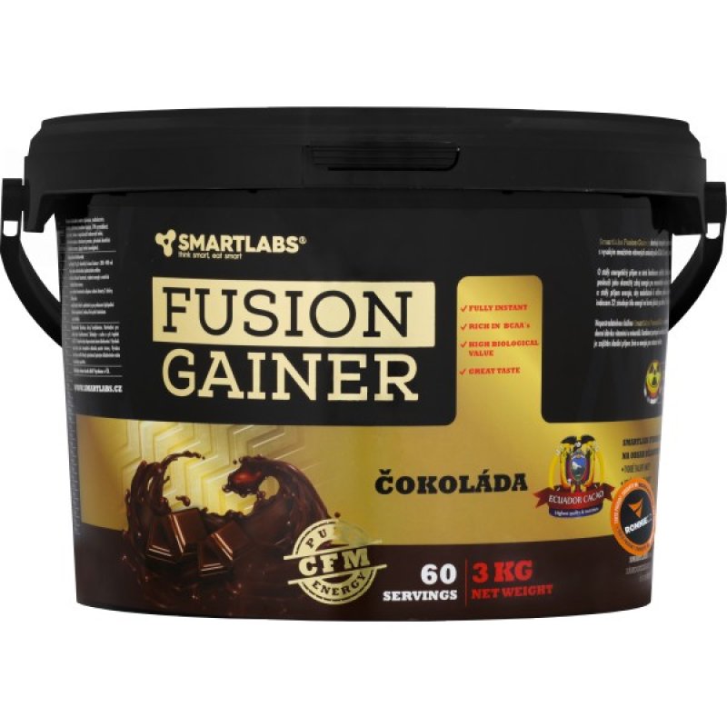 Smartlabs Fusion Gainer - 3000 g, vanilka