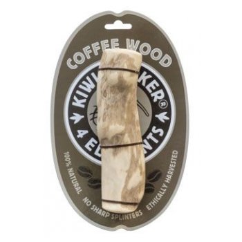 Hračka pes 4Elements Coffee Wood dřevo XL Kiwi