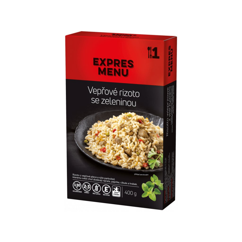 EXPRES MENU KM Vepřové rizoto se zeleninou 400 g