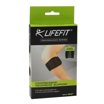 Neoprenová Bandáž LIFEFIT BN701 Epikondylární-Tenisový loket