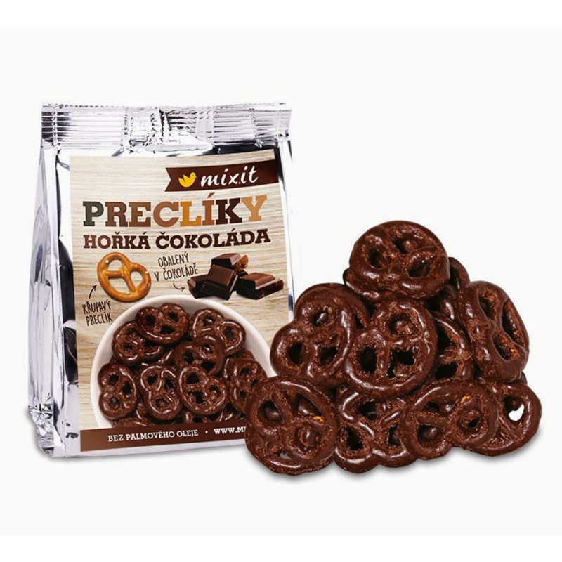 Mixit Preclíky do kapsy hořká čokoláda 70 g