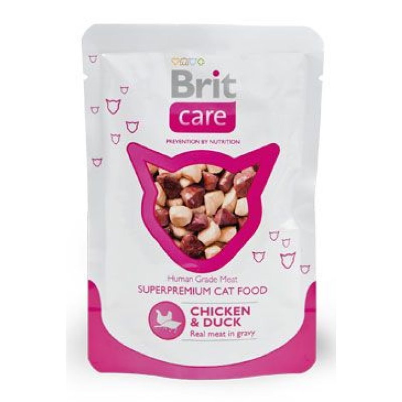 Brit Care Cat kapsa Chicken & Duck Pouch 80 g