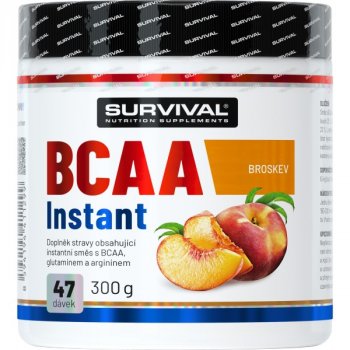 Survival BCAA Instant - 300 g, broskev