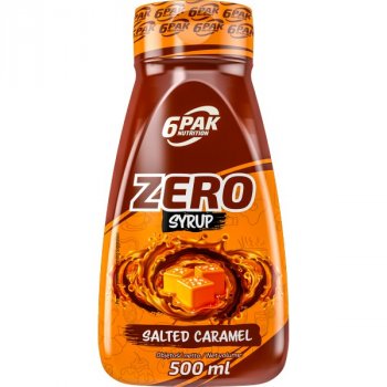 6Pak Nutrition Zero Syrup - 500 ml, slaný karamel