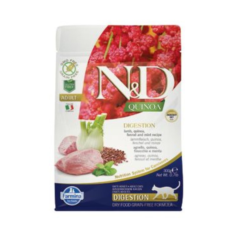 N&D Quinoa CAT Digestion Lamb & Fennel 300 g