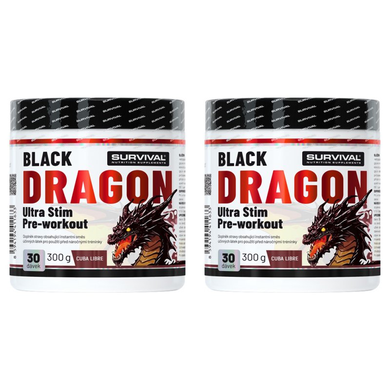 Survival NAKOPÁVAČ Black Dragon 300 g, cuba libre - AKCE 1+1