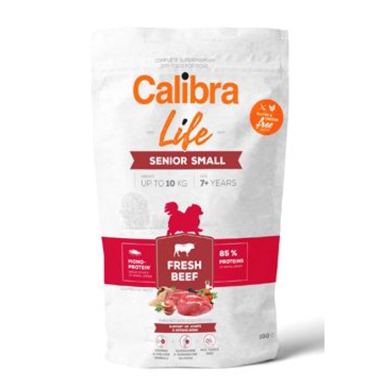 Calibra Dog Life Senior Small Fresh Beef 100 g