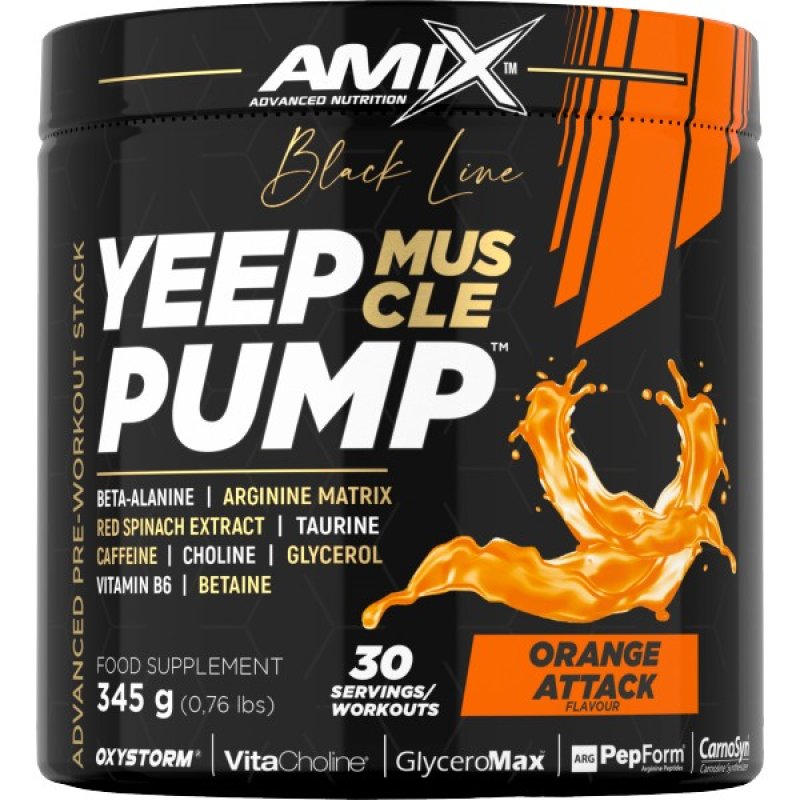 Amix Yeep Pump Muscle - 345 g, pomeranč