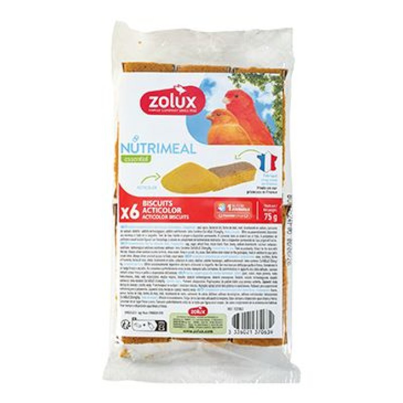 Zolux Poch. NUTRIMEAL Cookies exoti acticolor 6 ks