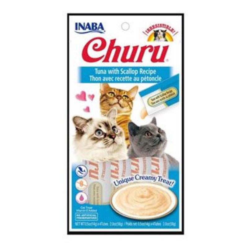 Churu Cat Tuna with Scallop 4 x 14 g