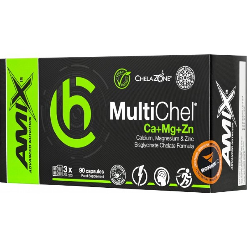 Amix MultiChel® Ca+Mg+Zn - 90 cps