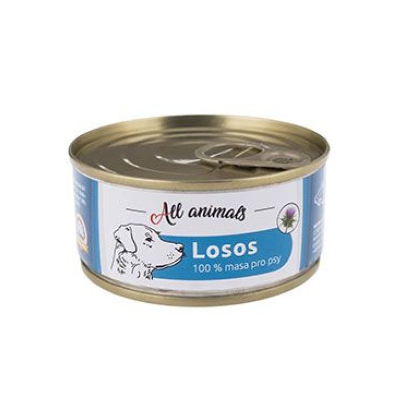 All Animals DOG losos mletý 90 g