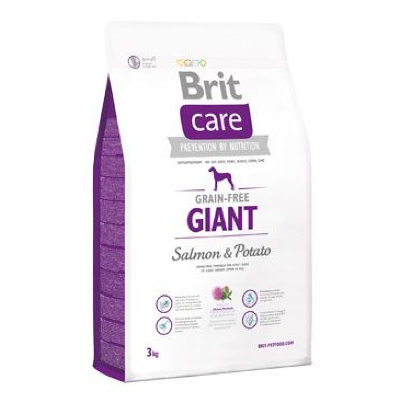 Brit Care Dog Grain-free Giant Salmon & Potato 3 kg