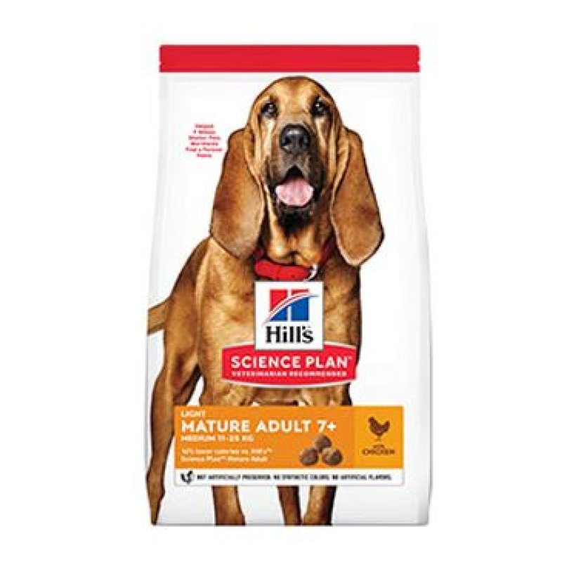 Hill's Can. SP Mature Adult 7+ Light Medium Chicken 14 kg