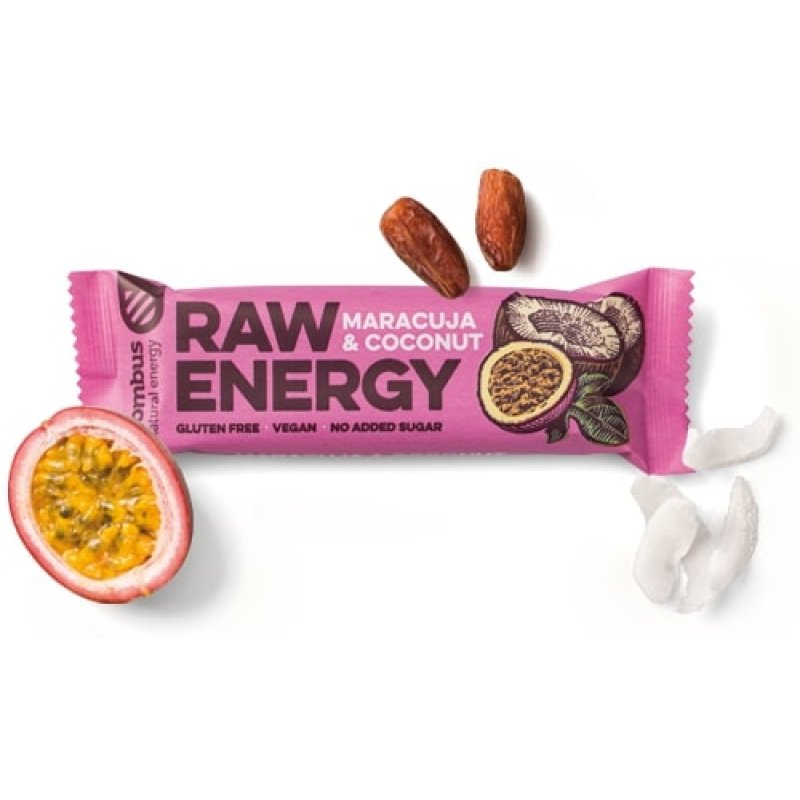 Bombus RAW Energy maracuja a kokos 50 g