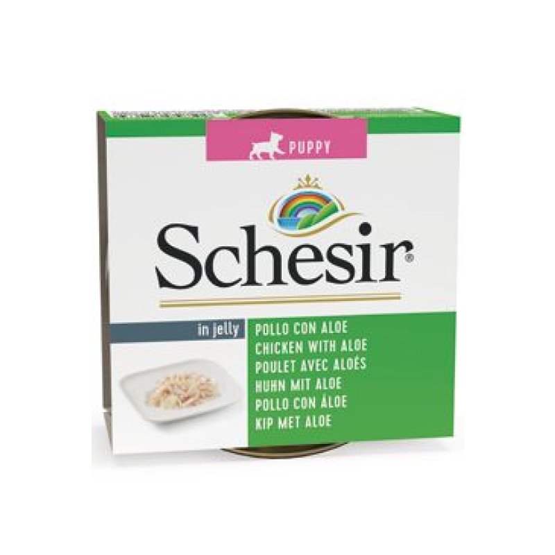 Schesir Dog konz. Puppy kuře/aloe 150 g