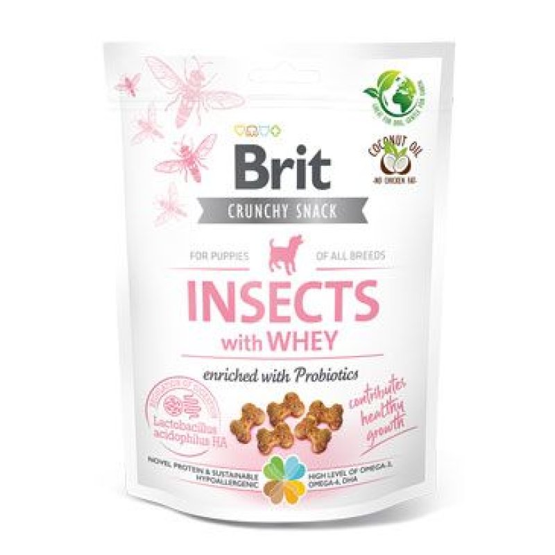 Brit Care Dog Crunchy Crack. Insec. Puppy Whey Prob 200 g