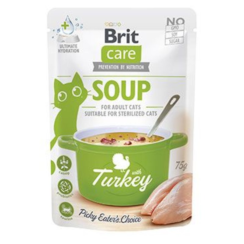 Brit Care Cat Soup with Turkey 75 g