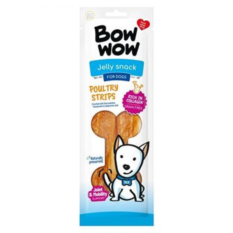 Bow wow pochoutka Drůbeží stripsy 60 g