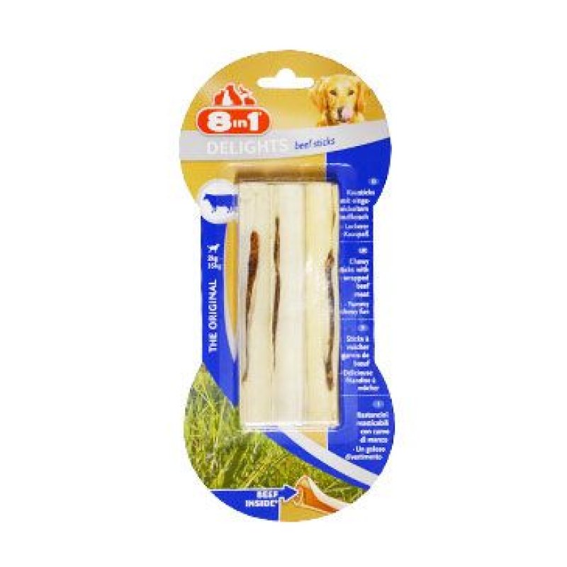 Pochoutka 8in1 Delights Beef Sticks 3 ks