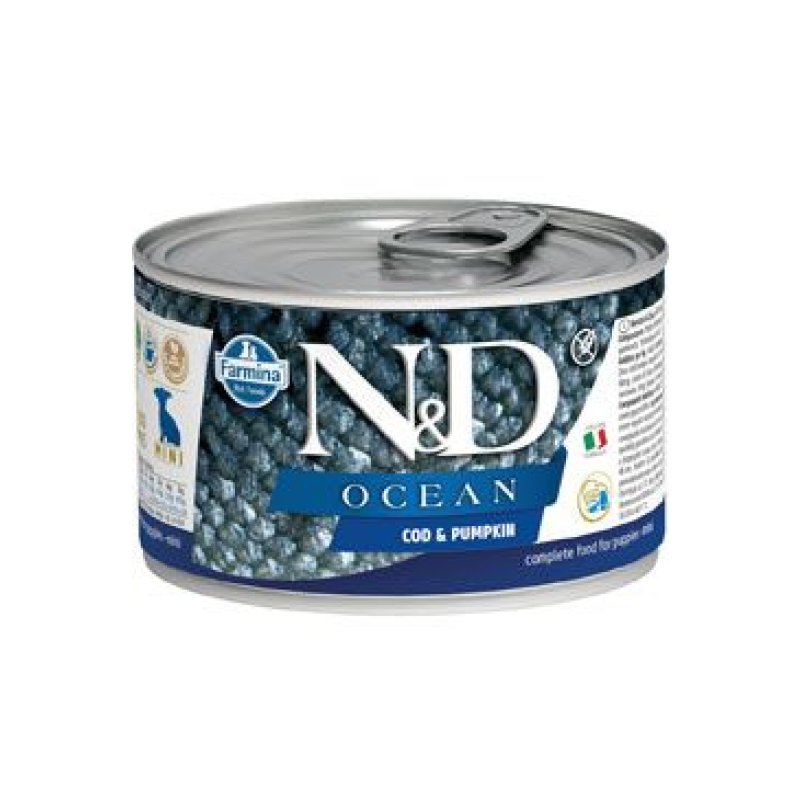 N&D DOG OCEAN Puppy Codfish & Pumpkin Mini 140 g