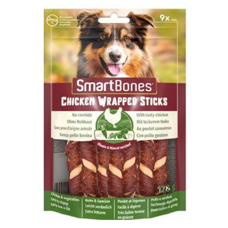 SmartBones Chicken Wrap Sticks Mini 9 ks