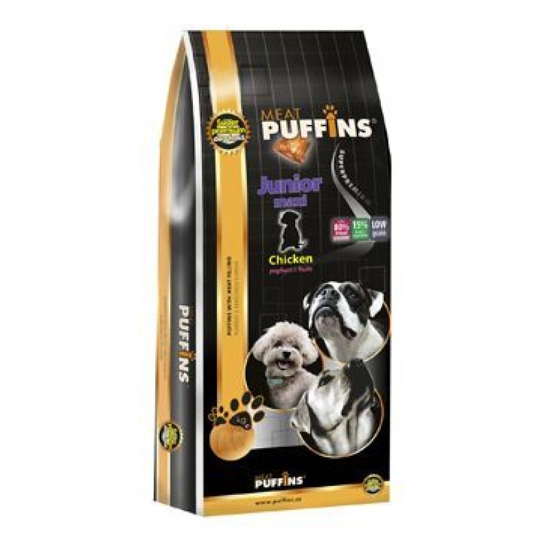 Puffins Dog Junior Maxi Chicken 1 kg