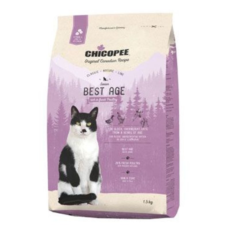 Chicopee Cat Senior Best Age Poultry 1,5 kg