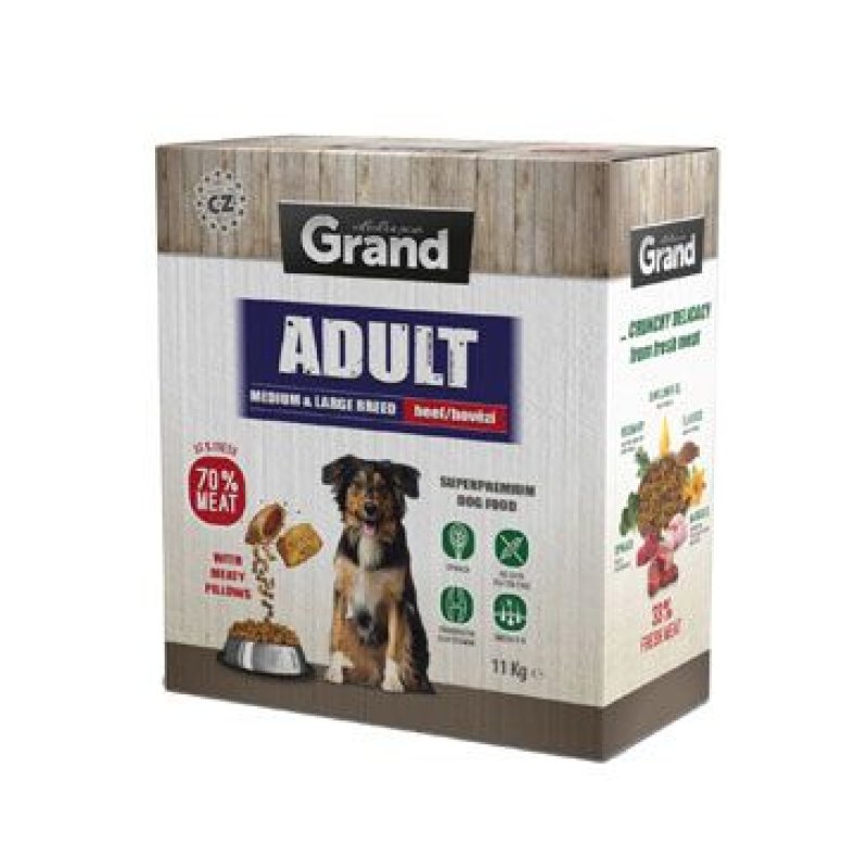 GRAND Adult medium & large breed hovězí 11 kg