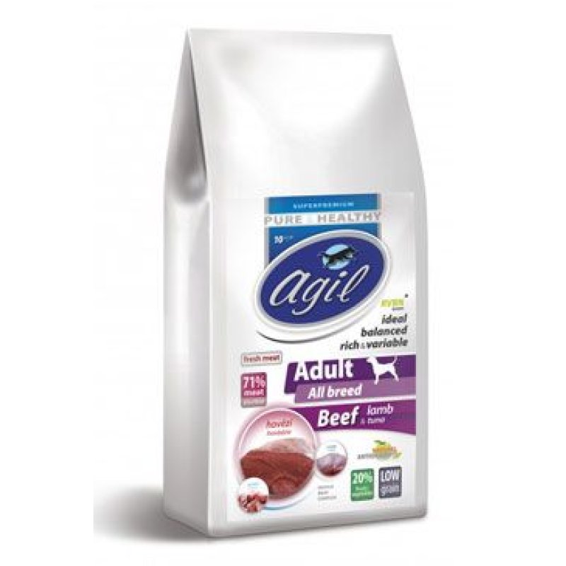 Agil Adult All Breed Low Grain Beef,Lamb,Tuna 2 kg