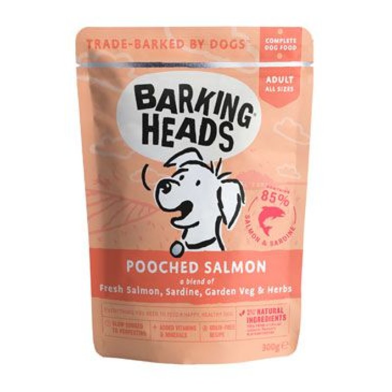 BARKING HEADS Pooched Salmon kapsička 300 g