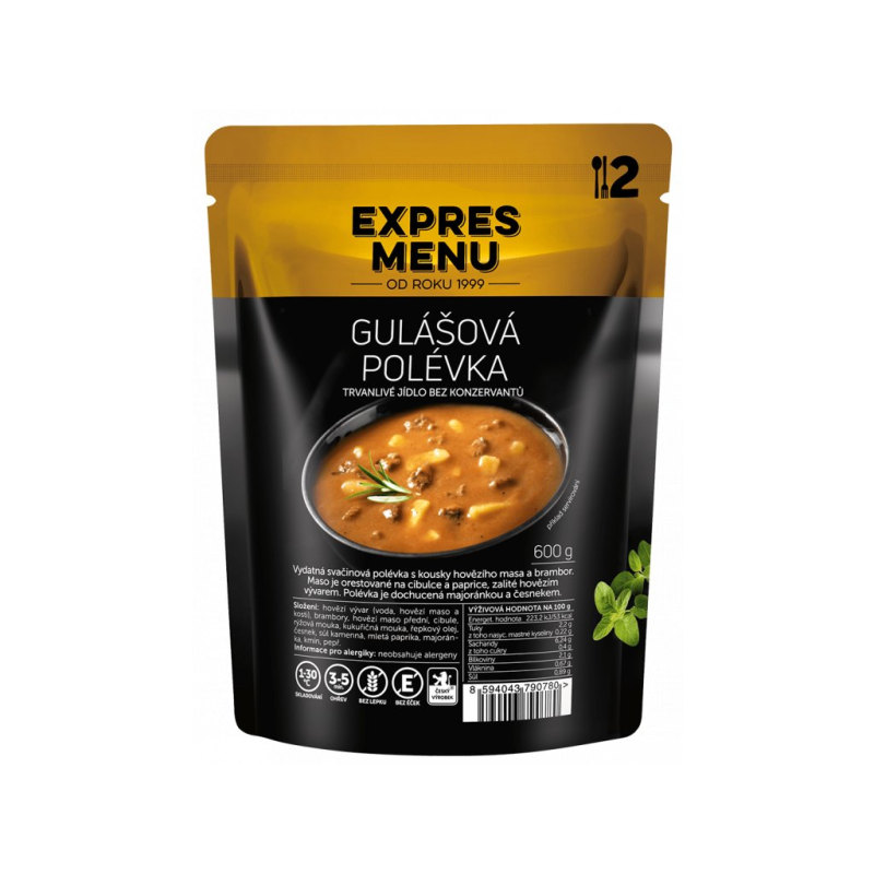 EXPRES MENU Gulášová polévka 600 g (2 porce)