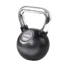 Vinylový kettlebell s chromovaným úchopem HMS KGC 10 kg