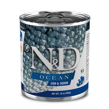 N&D DOG OCEAN Adult Codfish & Squid 285 g