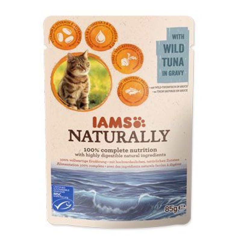 Iams Cat tuňák v omáčce kapsa 85 g