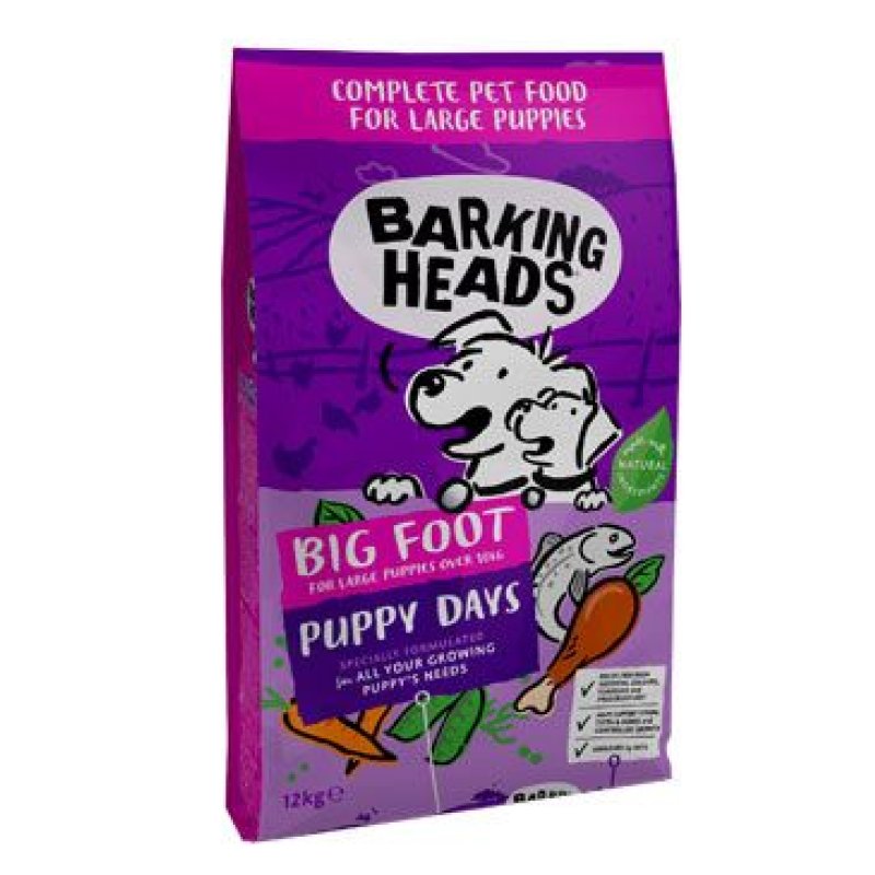 BARKING HEADS Big Foot Puppy Days 12 kg