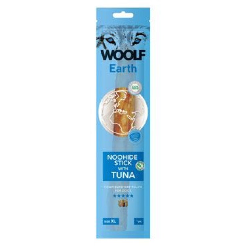 Woolf pochoutka Earth NOOHIDE XL Stick with Tuna 85 g