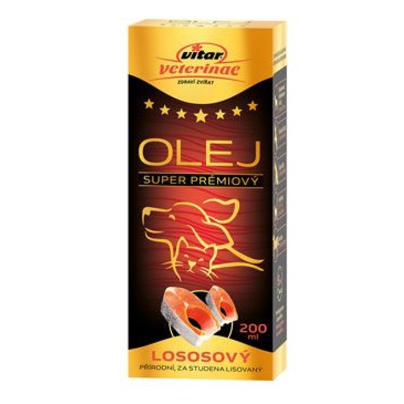 VITAR Veterinae Lososový olej 200 ml