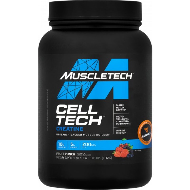 MuscleTech Cell-Tech Creatine 1360 g, ovocný punč