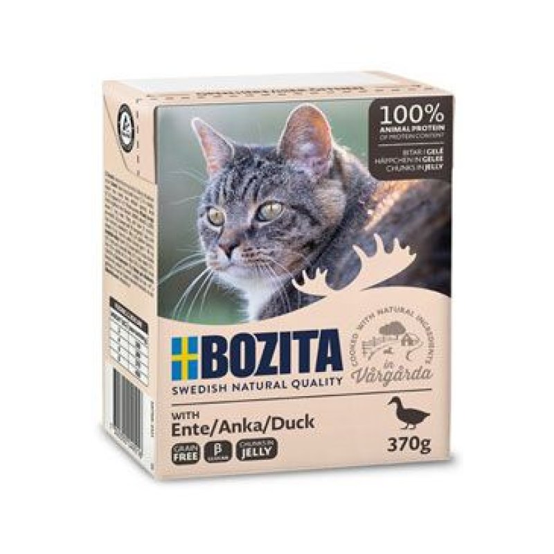 Bozita Cat kousky v želé s kachním masem TP 370 g