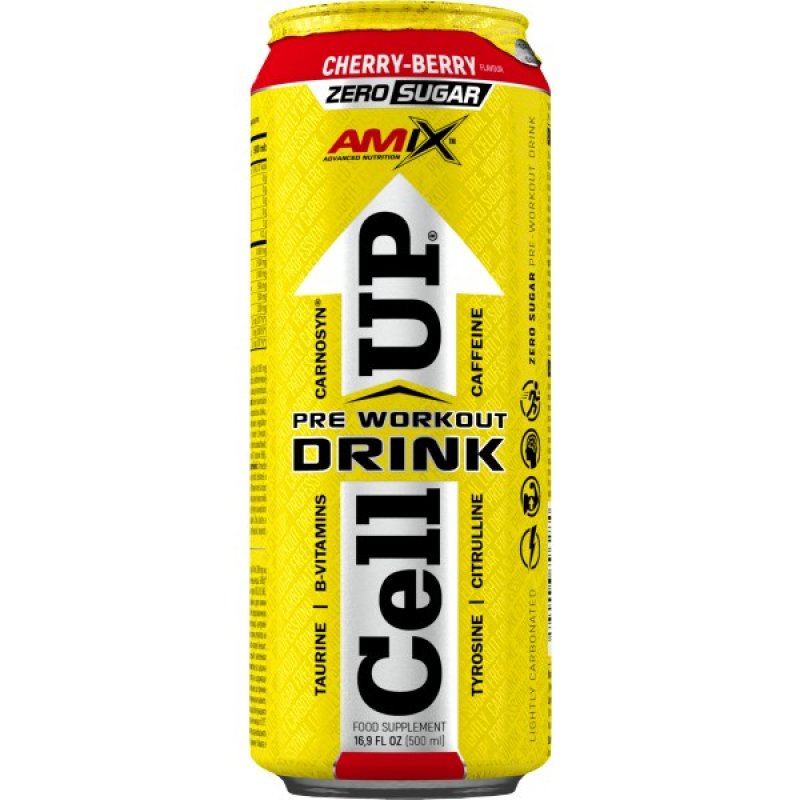 Amix CellUp Pre Workout Drink - 500 ml, meloun pepino