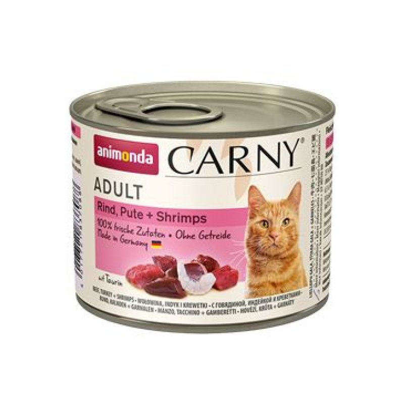 Animonda konz. kočka CARNY Adult hov/krůta/ráčci 200 g