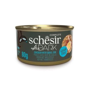 Schesir Cat konz. After Dark Wholefood kuře/vejce 80 g