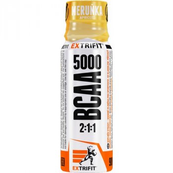 Extrifit BCAA 5000 Shot - 15x 90 ml, meruňka