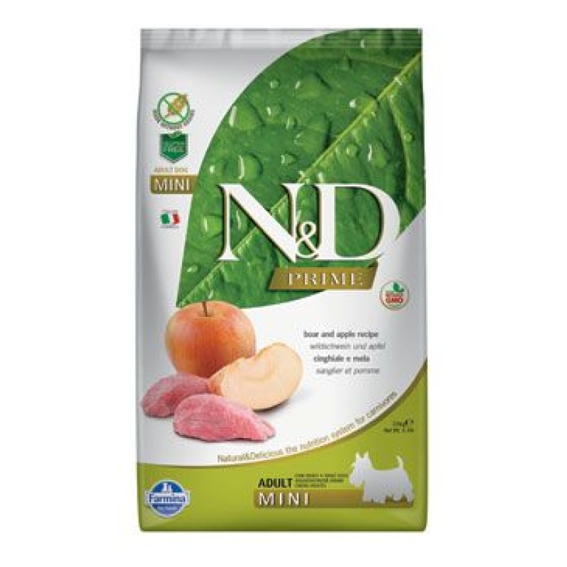 N&D PRIME DOG Adult Mini Boar & Apple 2,5 kg