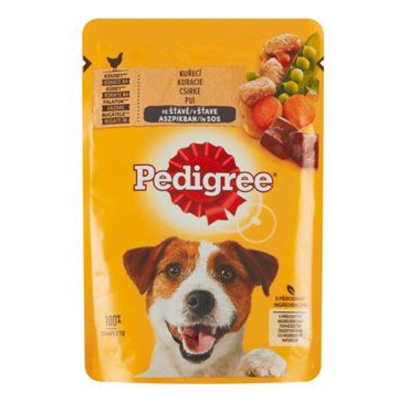 Pedigree kapsa kuřecí a zelenina ve šťávě 100 g