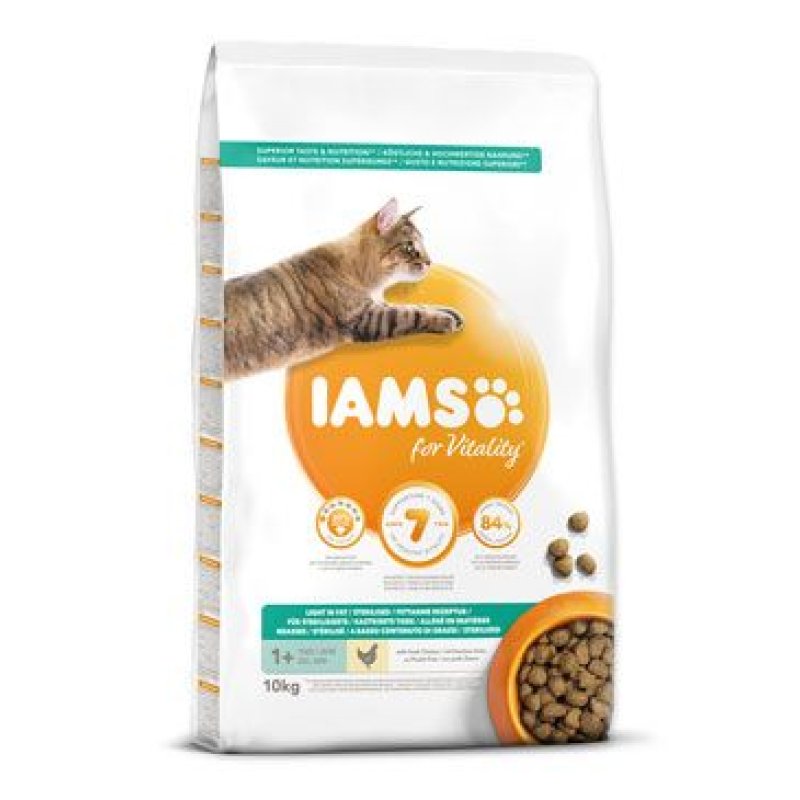 Iams Cat Adult Weight Control Chicken 10 kg