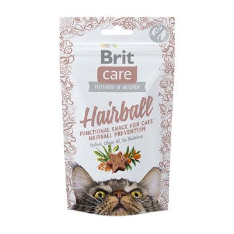 Brit Care Cat Snack Hairball 50 g