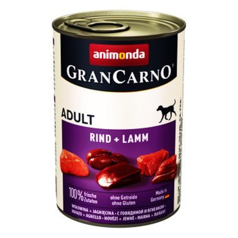 Animonda pes GRANCARNO konz. ADULT hovězí/jehněčí 400 g